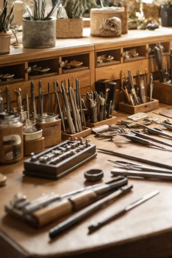 banco da lavoro antico verticale